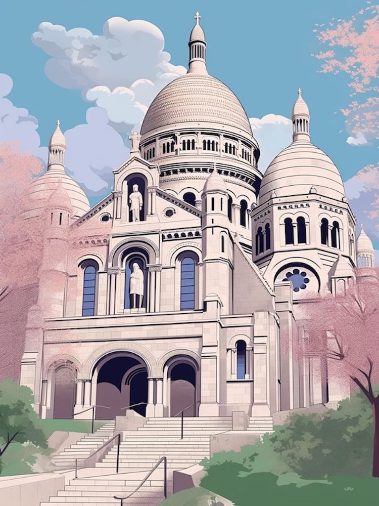 Sacre Coeur Basilica Paris France