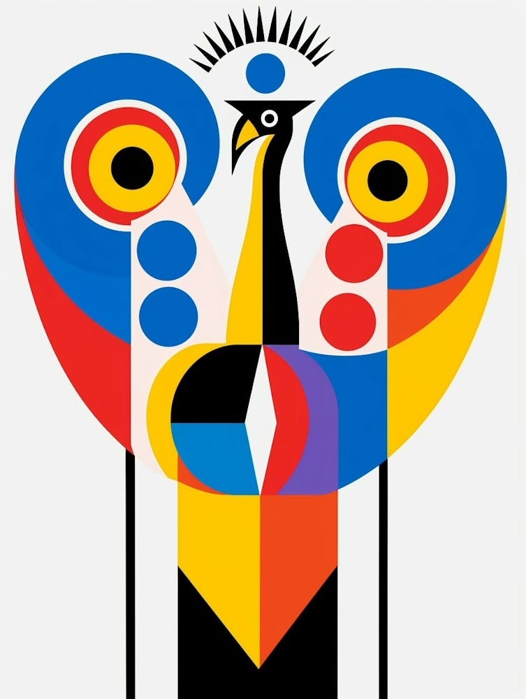 Peacock Simple Abstract 2