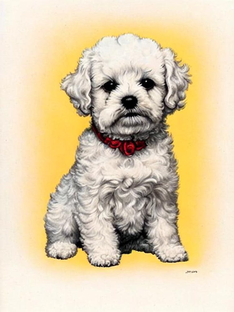 Bichons Frises Illustration