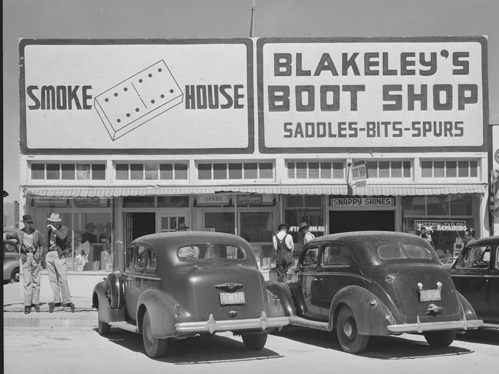 Store In Hobbs, New Mexico, Oil Boom Town By Russell Lee