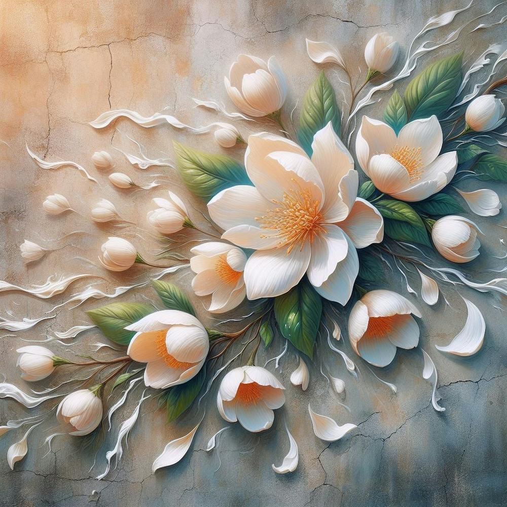 Magnolien-Malerei