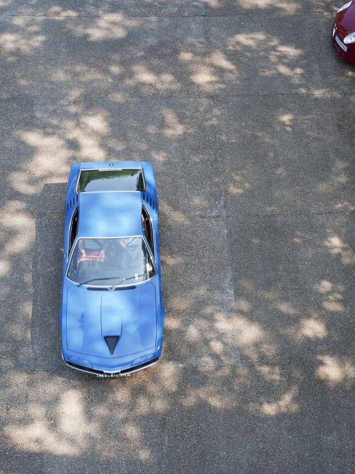 Blue Alfa Romeo Montreal