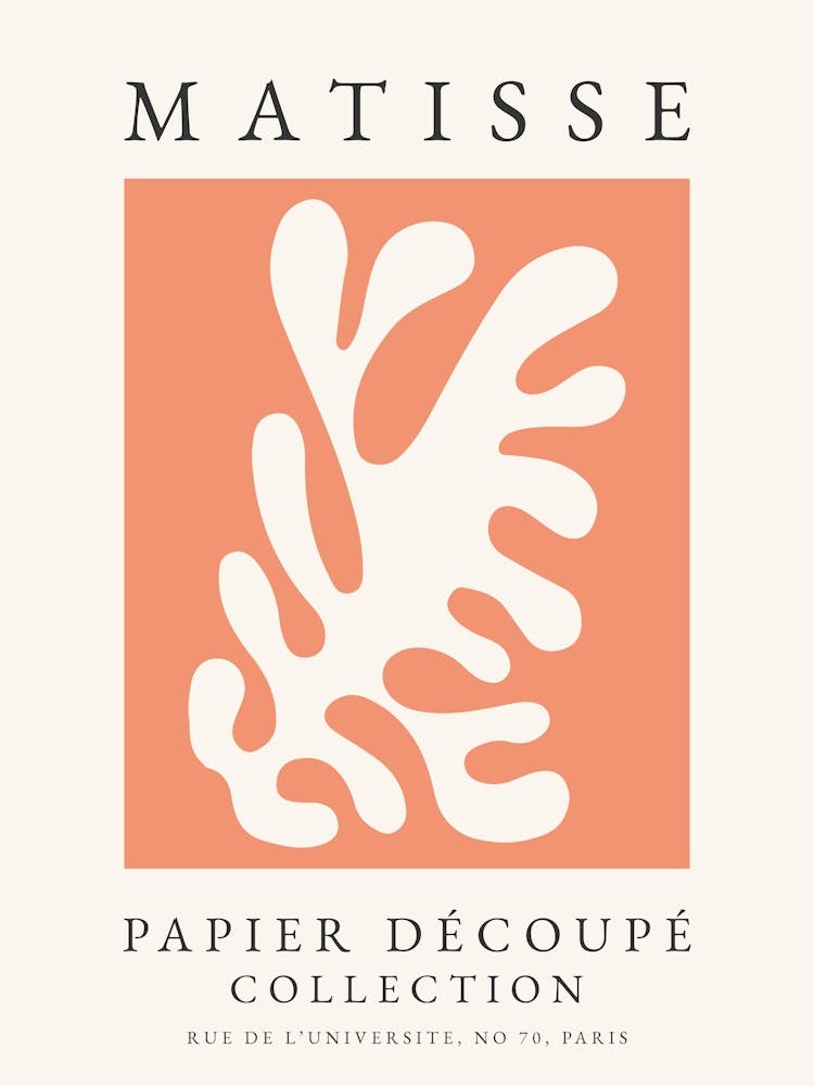 Matisse Orange Leaf Print 1