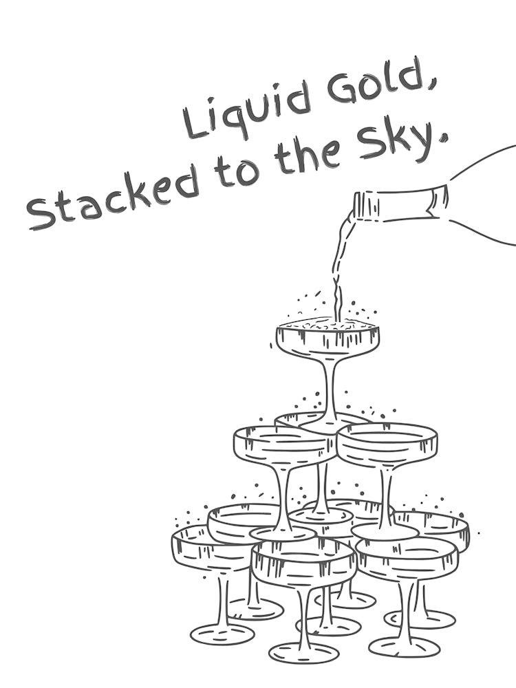 Liquid Gold Stacked To The Sky 1