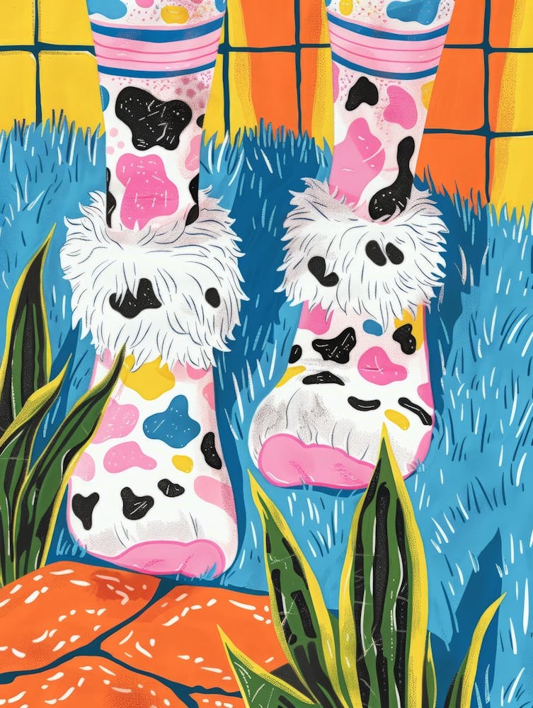 Cow Socks 1