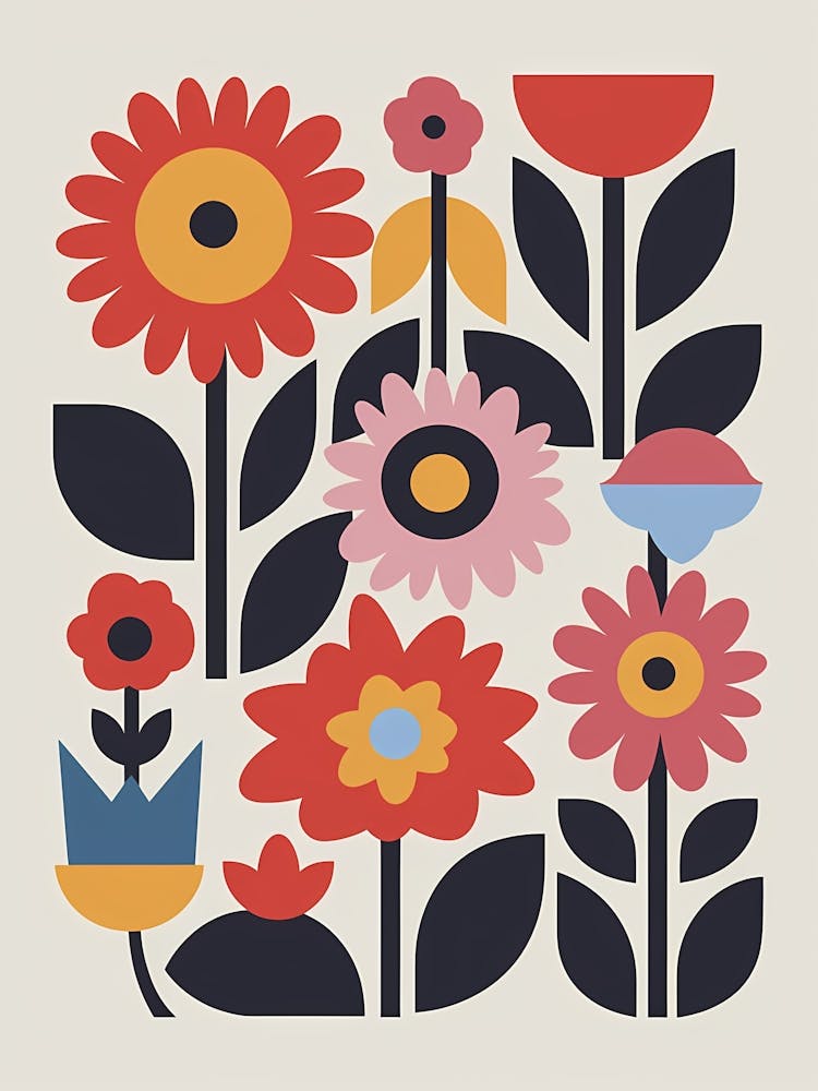 Scandinavian mid-century modern charm