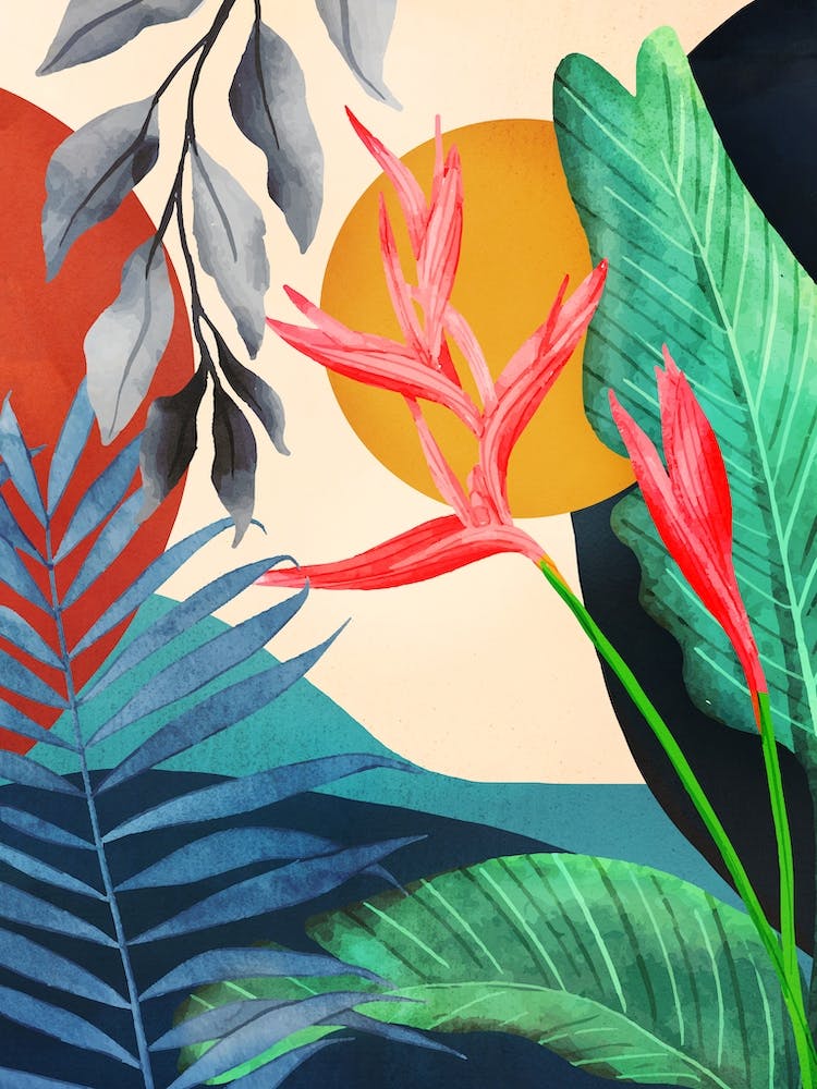 Abstract Tropical Art 13
