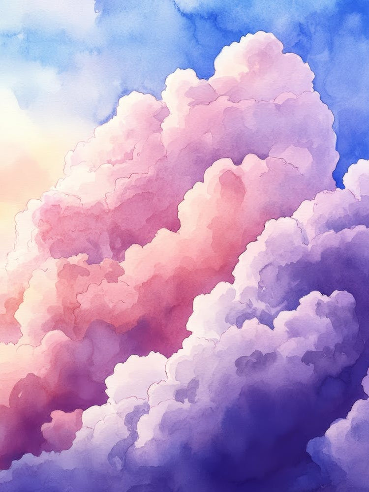 Watercolor Clouds 5