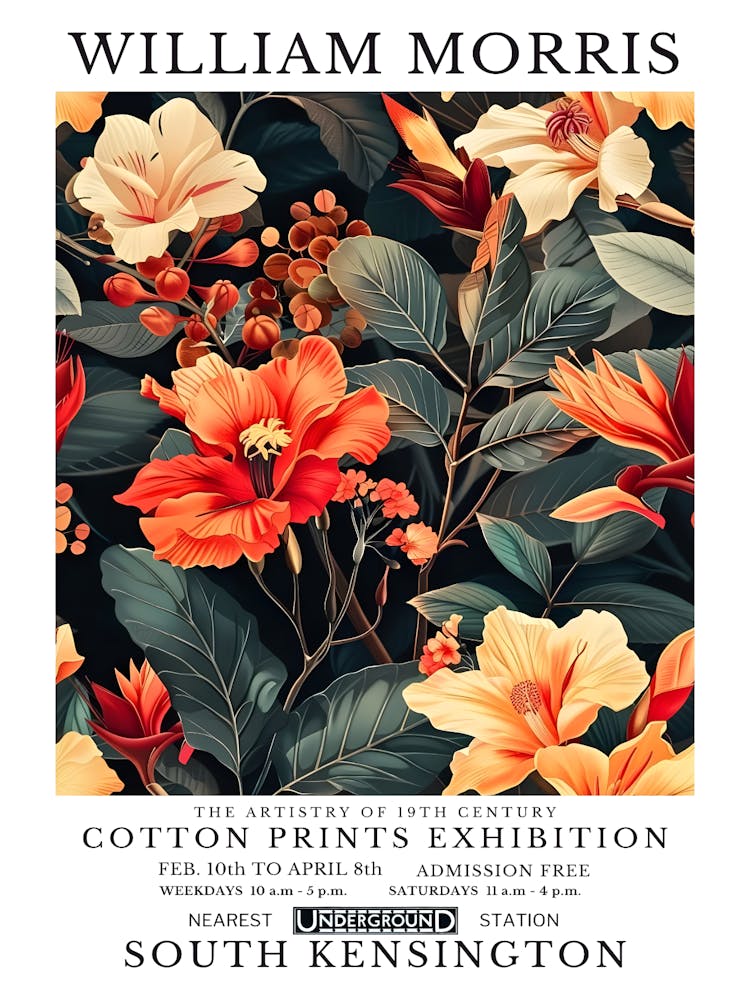 William Morris Cotton Prints Exhibition 38