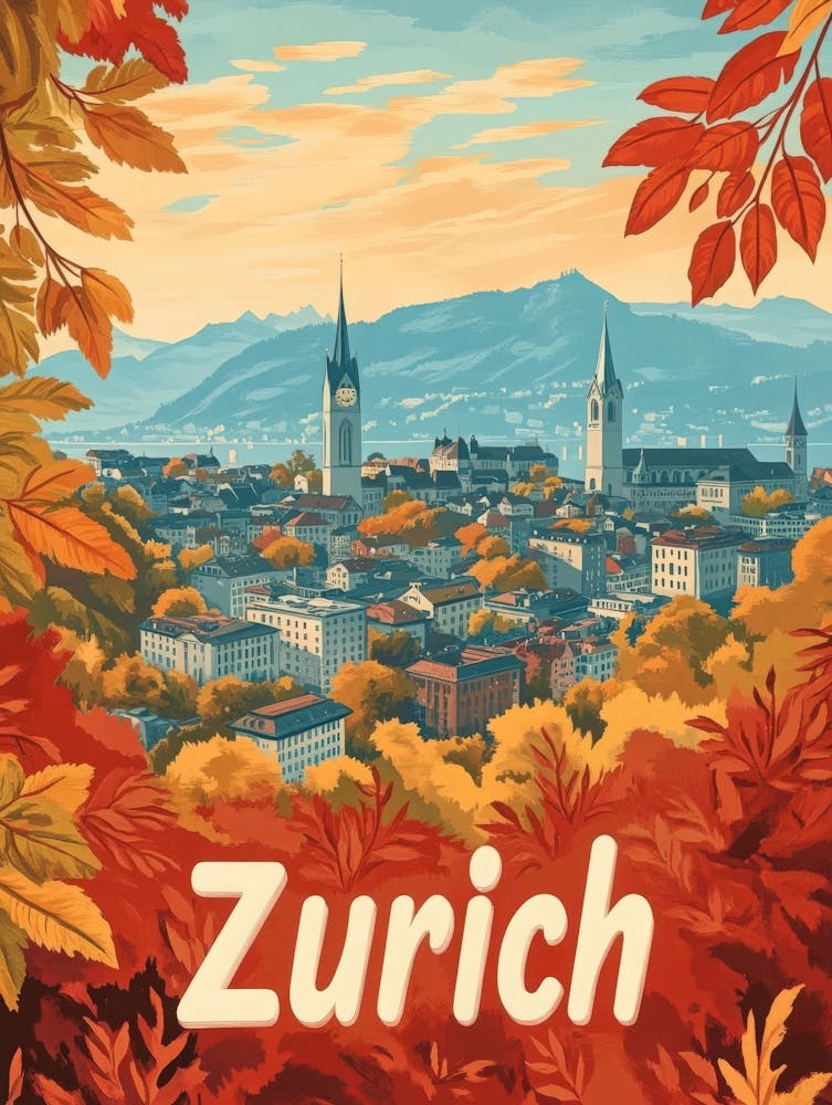 Aihrgdesign A Mid Century Modern Travel Poster For Zurich Sho Db534dfe 058a 4048 9d31 5d919e84b723 1