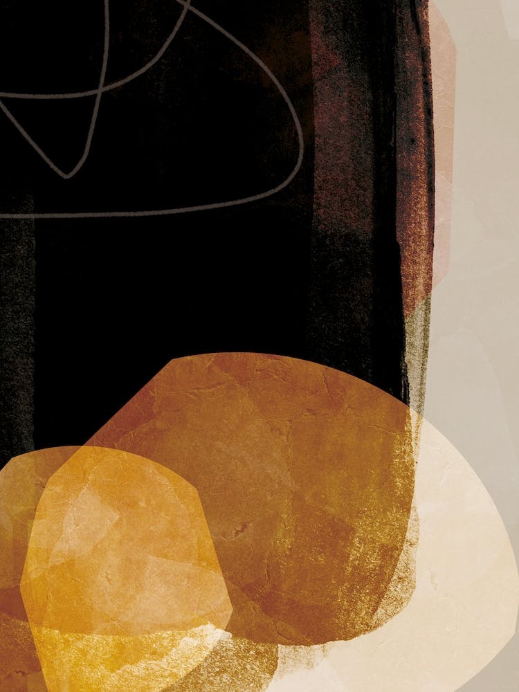 Rust And Dark Abstract 6