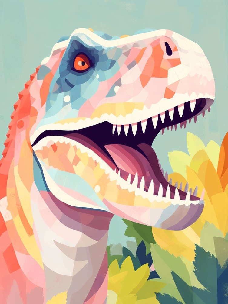 Colourful Dinosaur Allosaurus 5