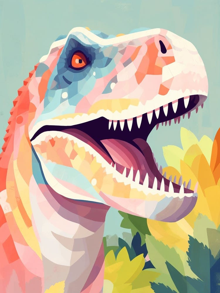 Colourful Dinosaur Allosaurus 5