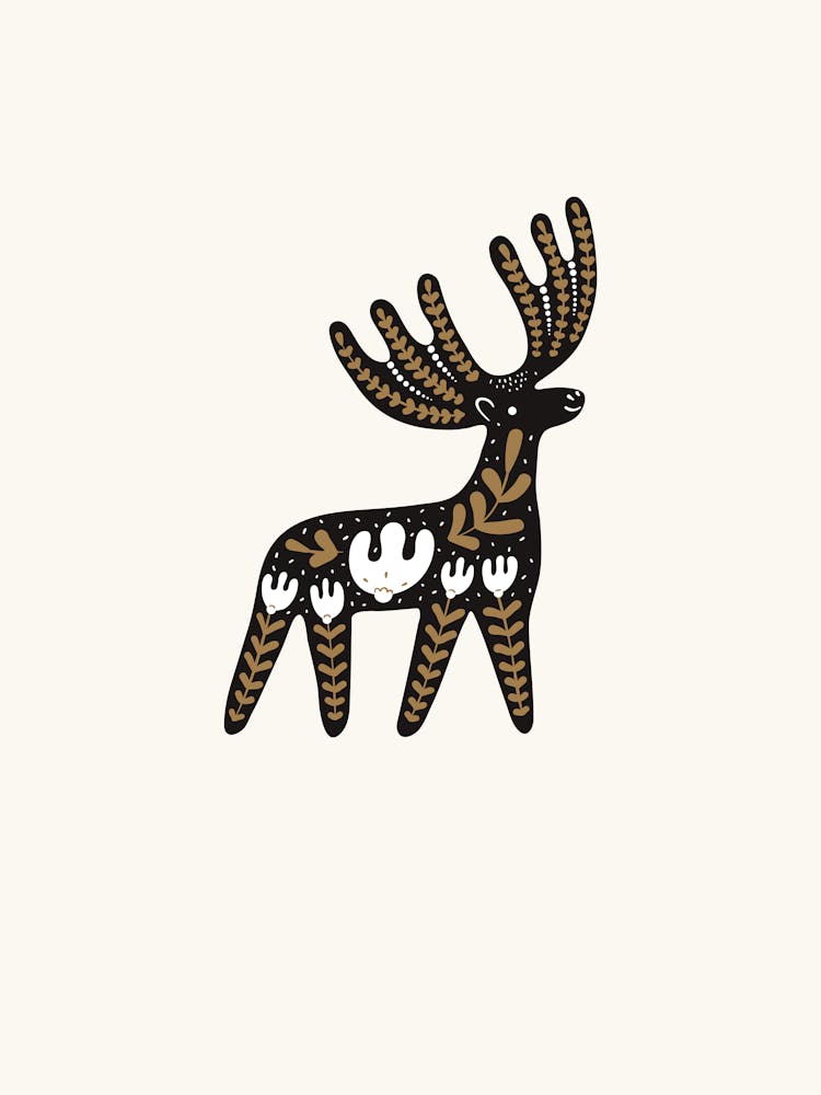 Renne Folklorique Scandinave