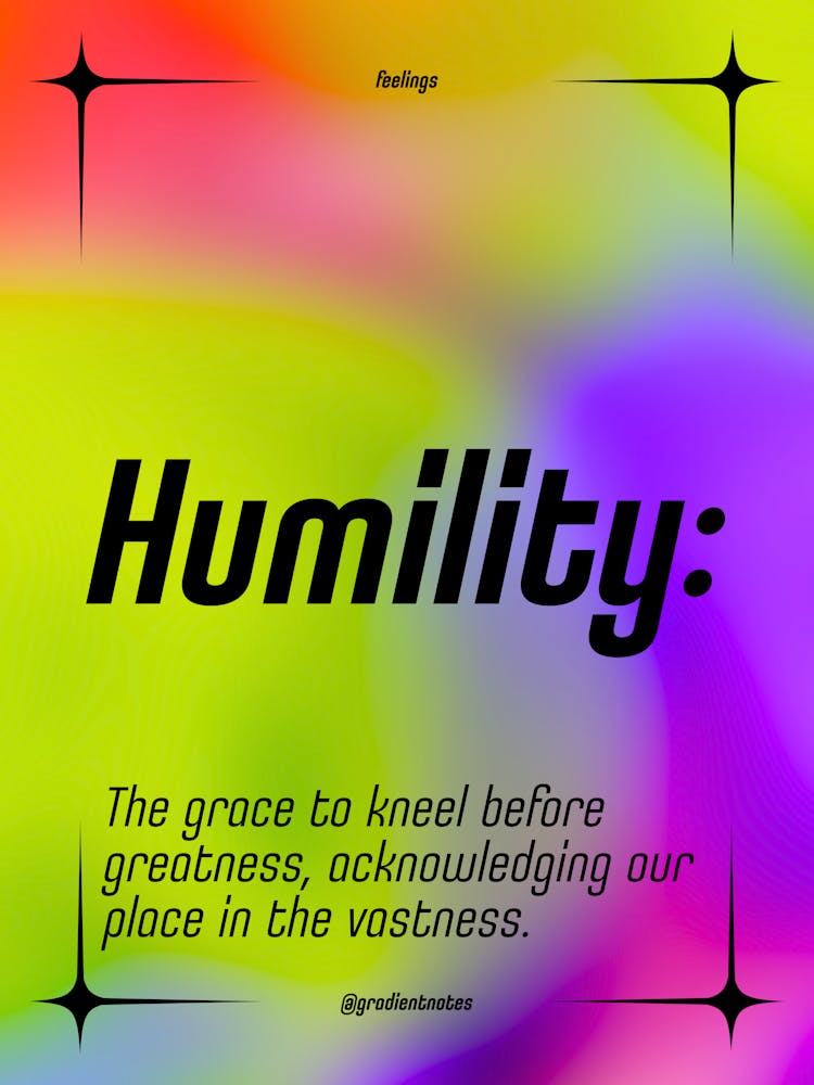 Humility - Quotes - Positive - GradientNotes