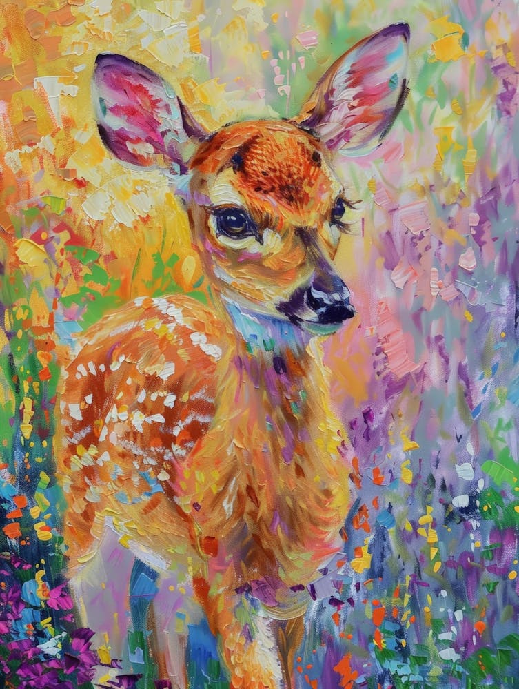 Fawn Painting 1