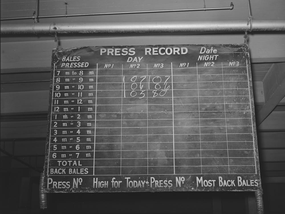 Record Of The Compressor, Compress, Houston, Texas von Russell Lee