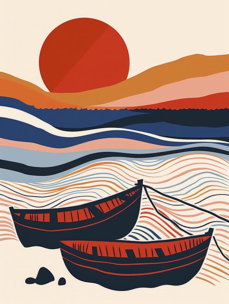 Boats On The Beach