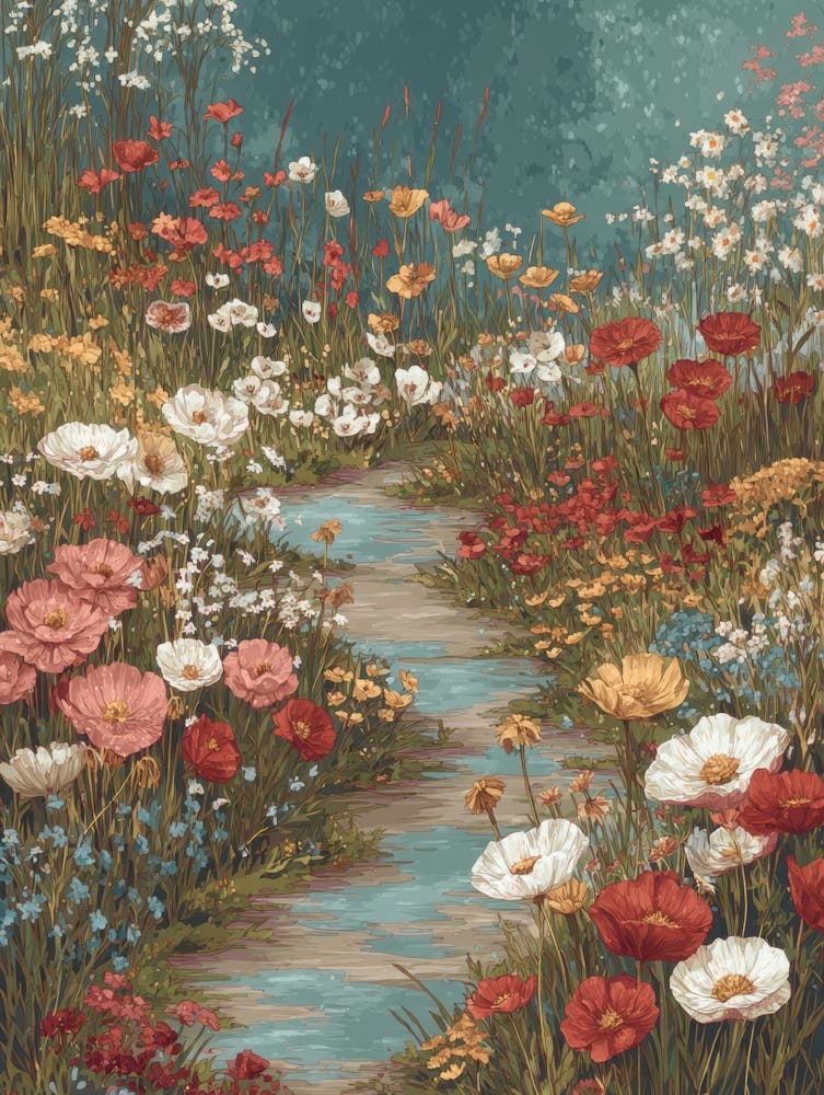 Poppies In The Meadow 2