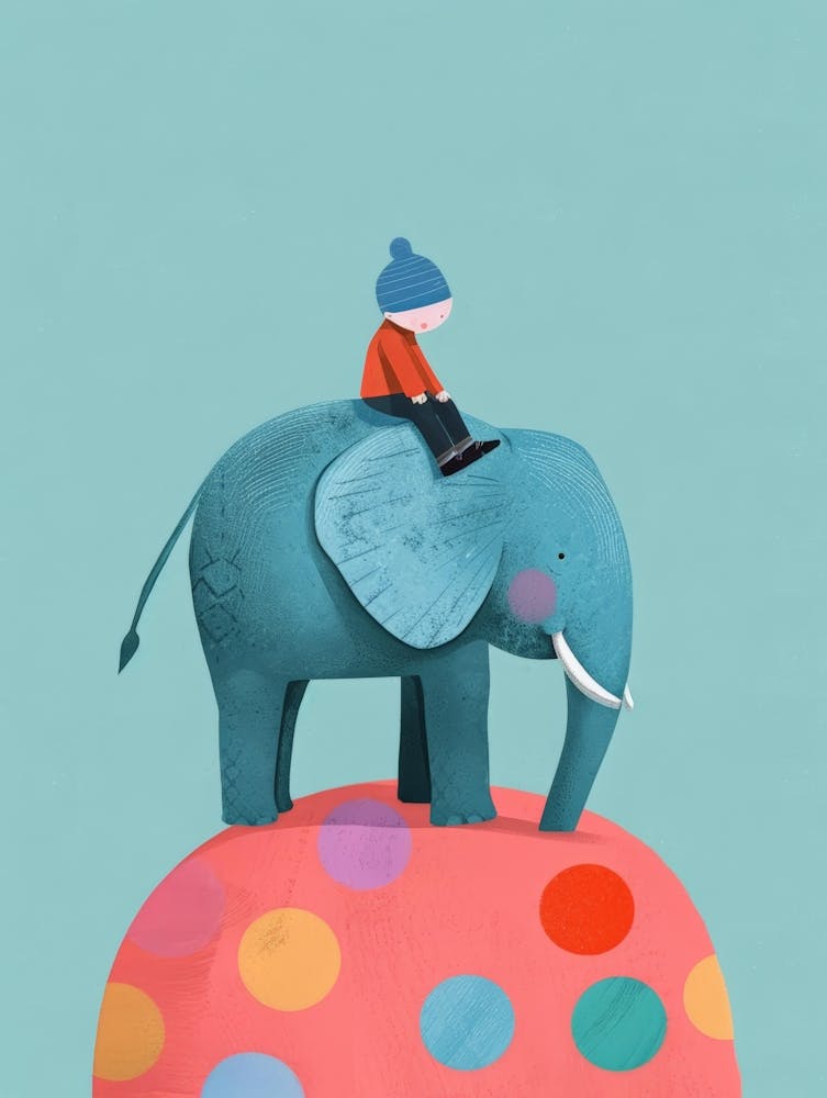 Boy On An Elephant