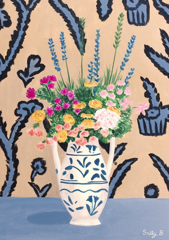 Flower Bouquet In A Vase