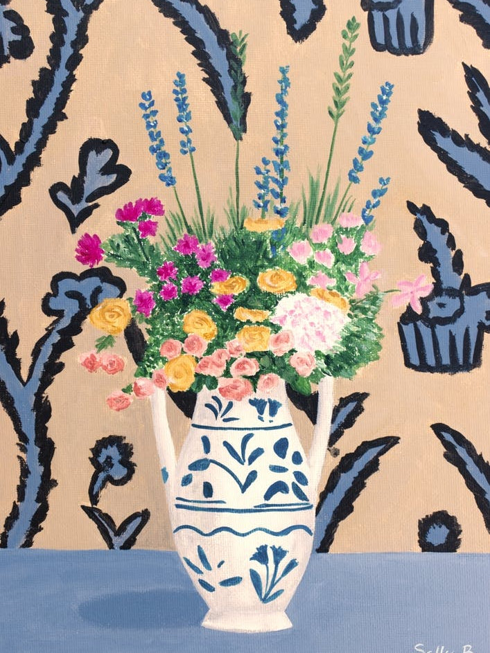 Flower Bouquet In A Vase