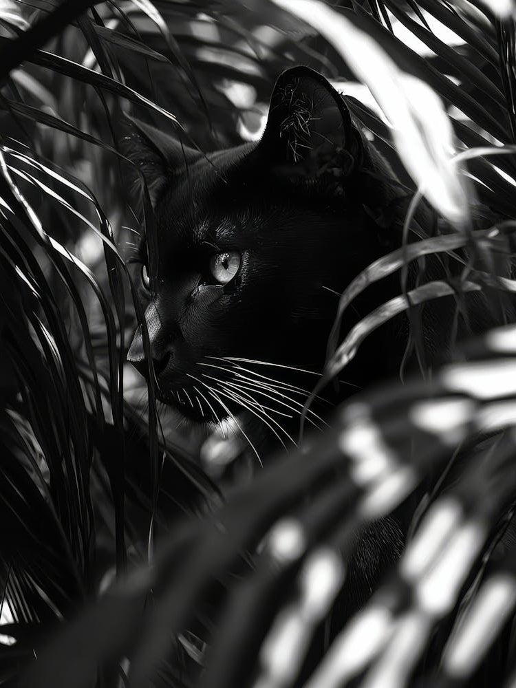 Black Panther.Generated AI. Wall