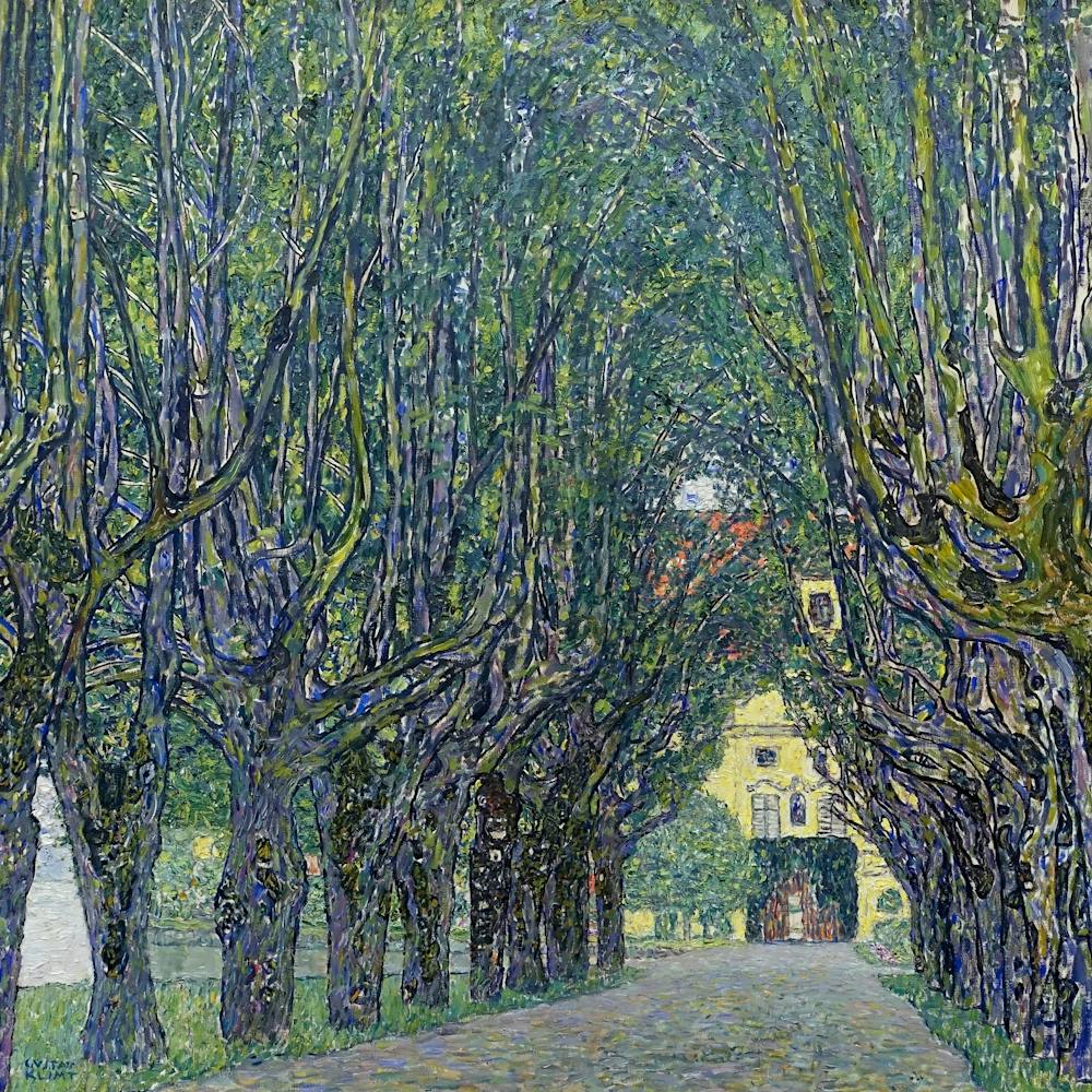 Allee At Schloss Kammer (1910), Gustav Klimt