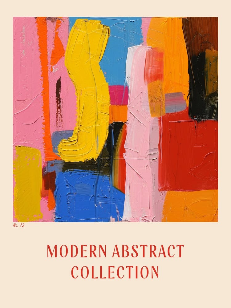 Modern Abstract Collection Poster 72
