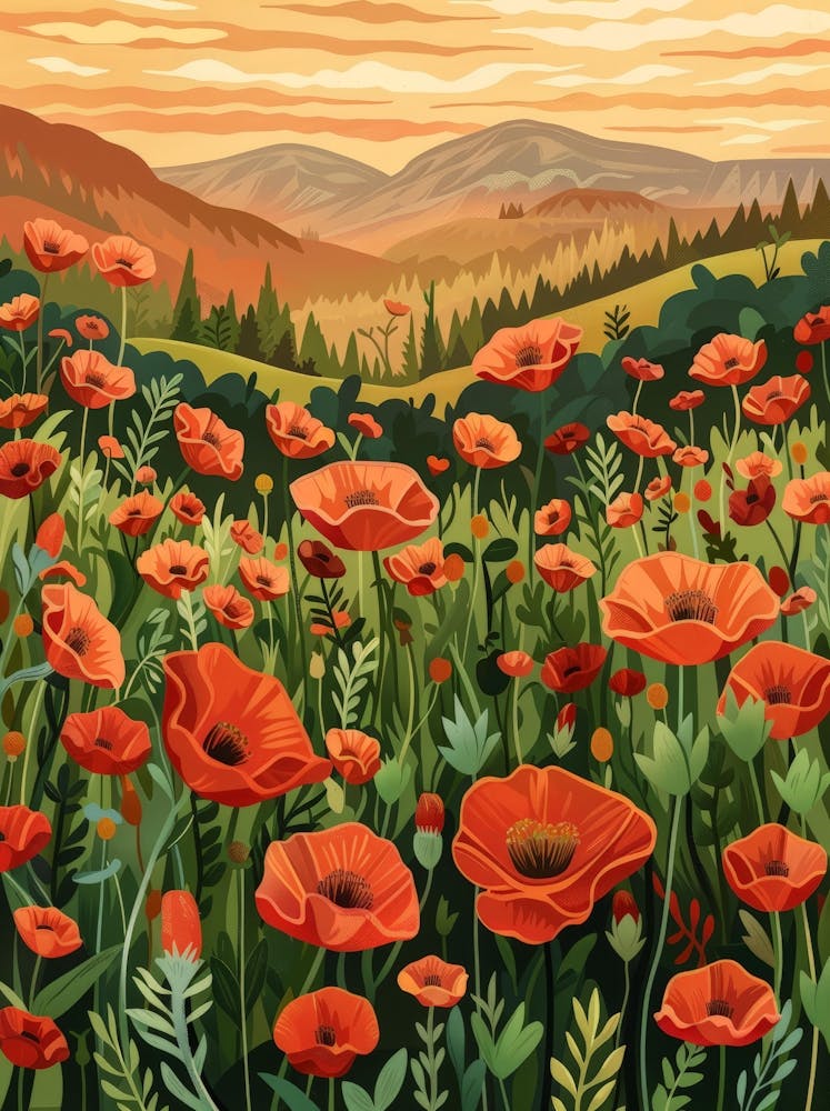 Poppies In The Field 15