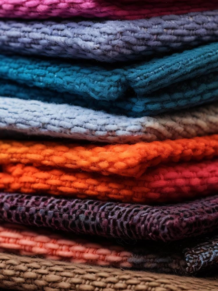 Colorful Knitted Blankets