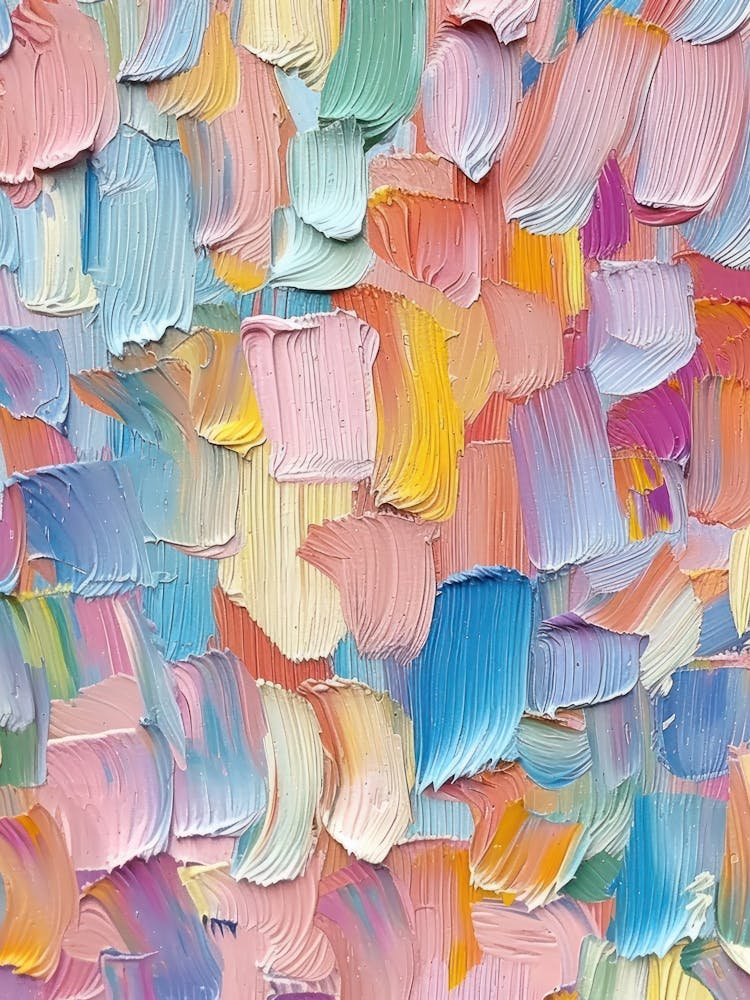 Pastels Impasto Strokes 9