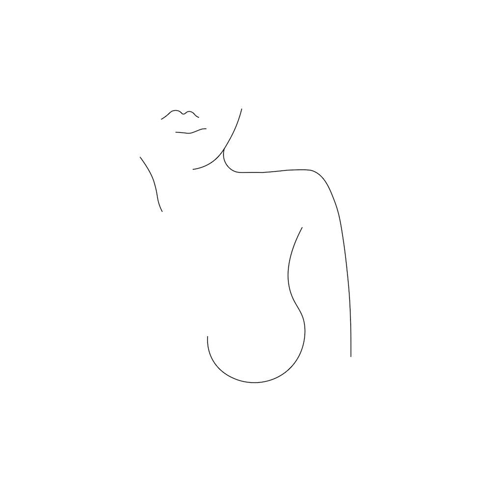 Nude White Square