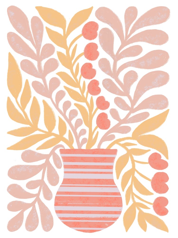Orange Vase