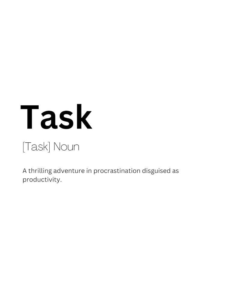 Task Definition Meaning