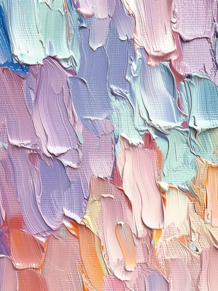 Pastels Impasto Brush Strokes 13