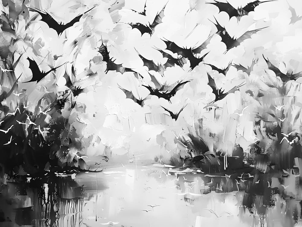 Bats In Flight 1