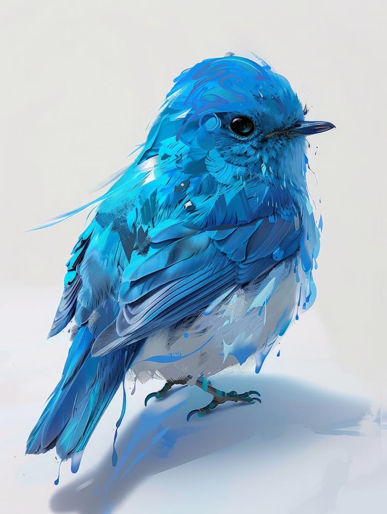Oiseau Bleu 2
