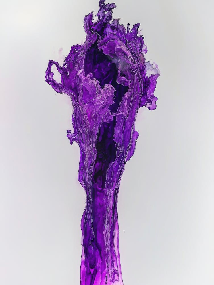 Purple Water Splash
