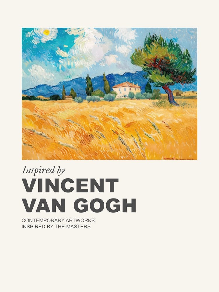 Museum Poster Inspired By Vincent Van Gogh 1