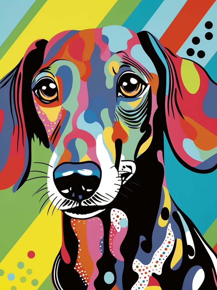 Pop Art Dachshund 6