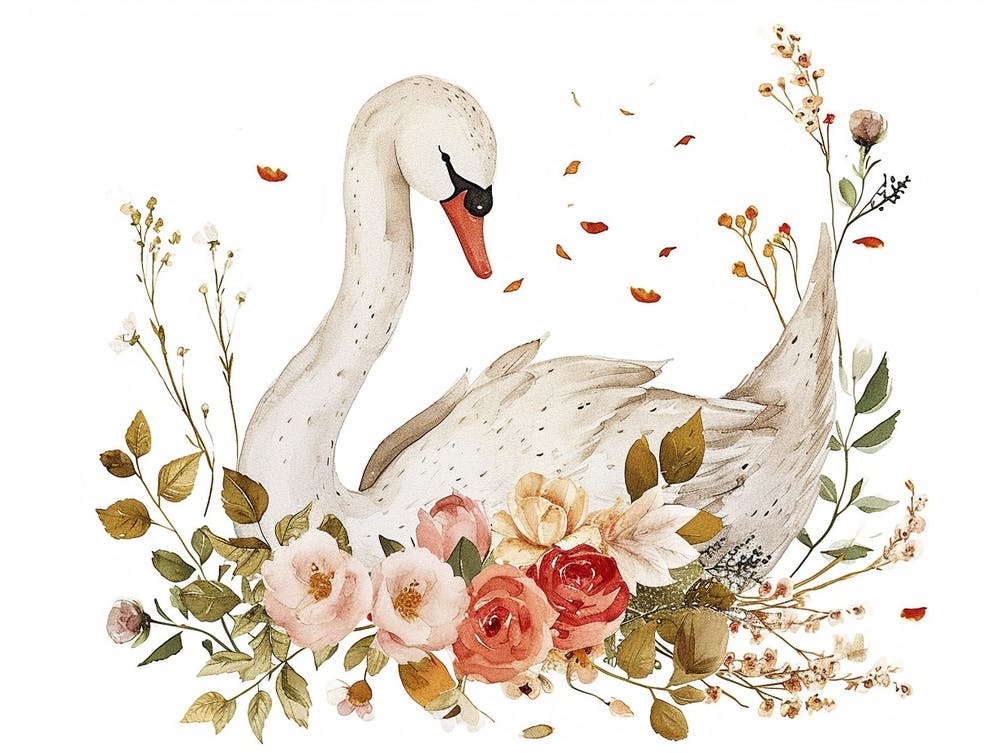 Petit Cygne Fleuri 2