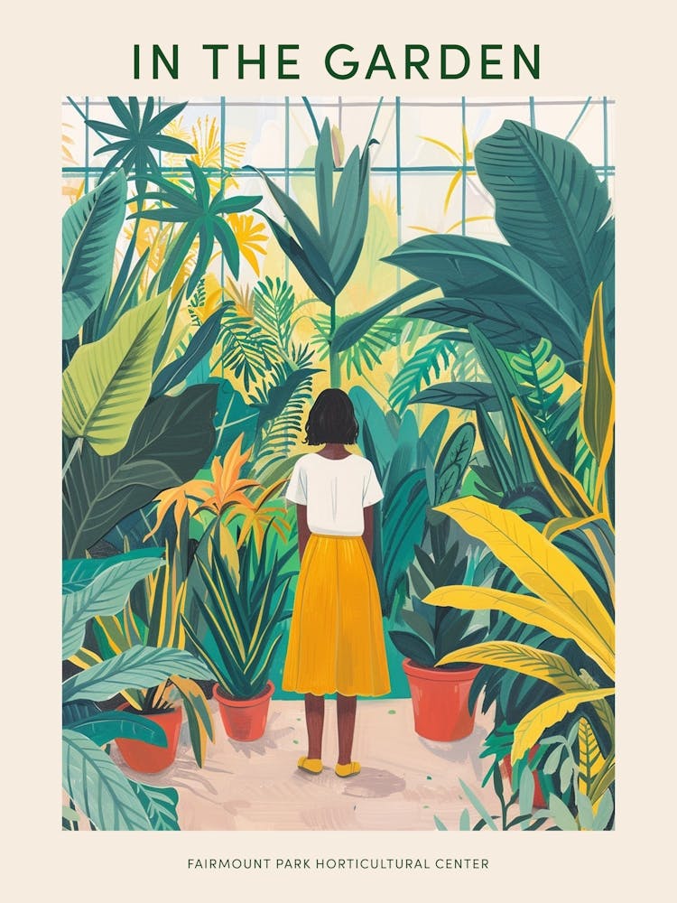 In The Garden Poster Fairmount Park Horticultural Center Usa 1