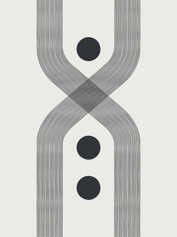 Abstract Lines Circle