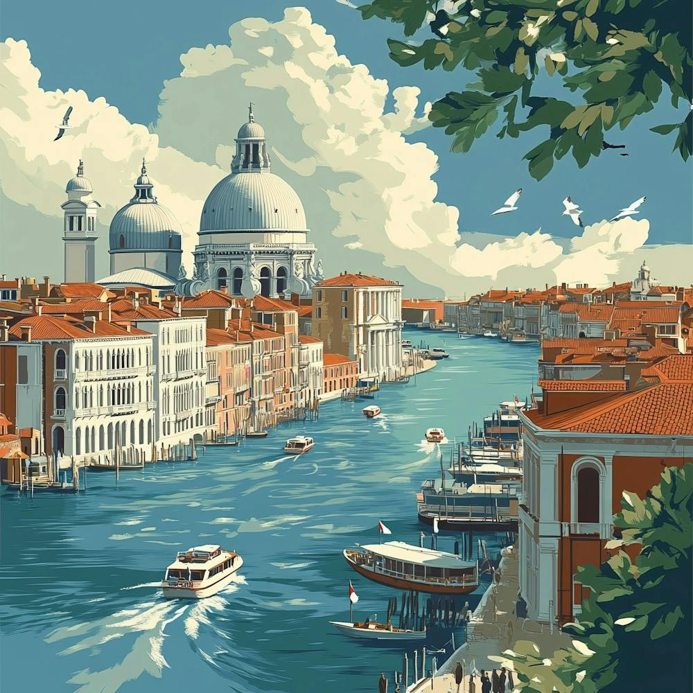 Grand Canal In Venice Art