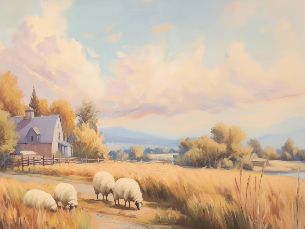 Sheep In The Field