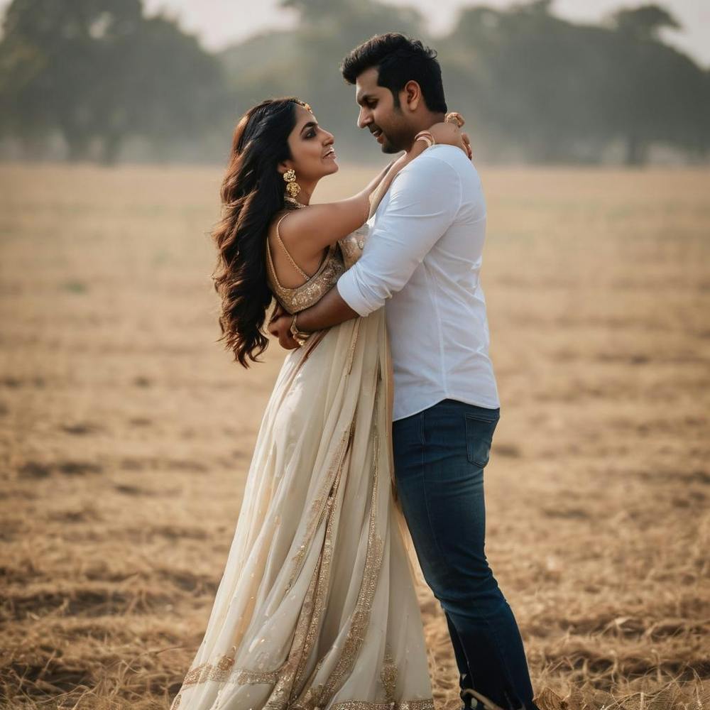 Couple In A Field