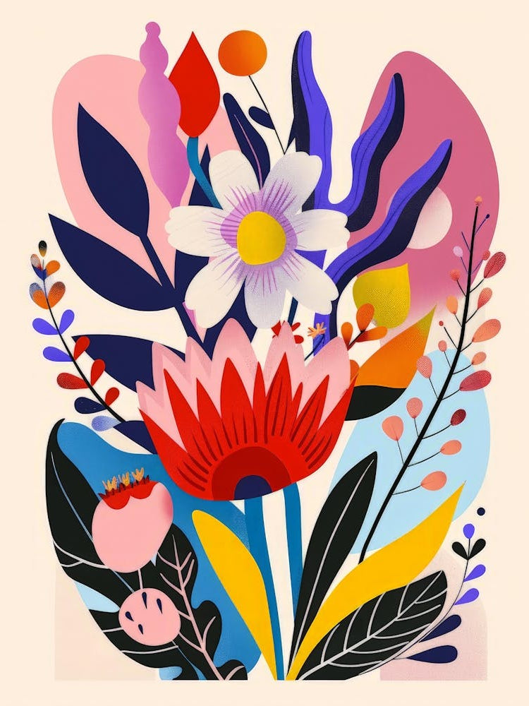 Abstract Floral Painting 10