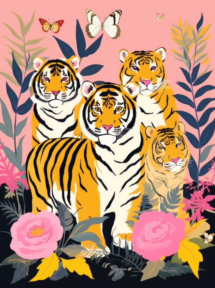 Family Of Tigers
