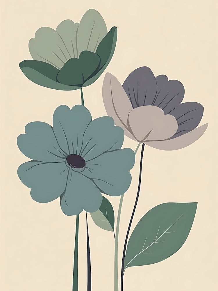Three Flowers 13